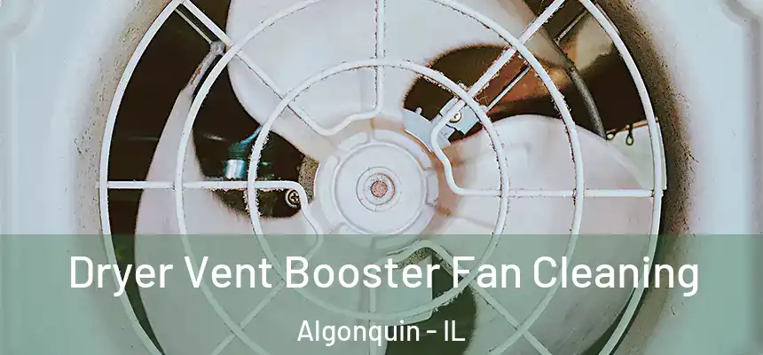  Dryer Vent Booster Fan Cleaning Algonquin - IL