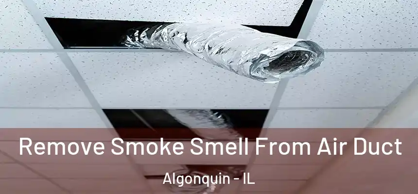 Remove Smoke Smell From Air Duct Algonquin - IL